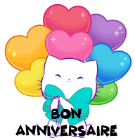 Gif anniversaire ballons